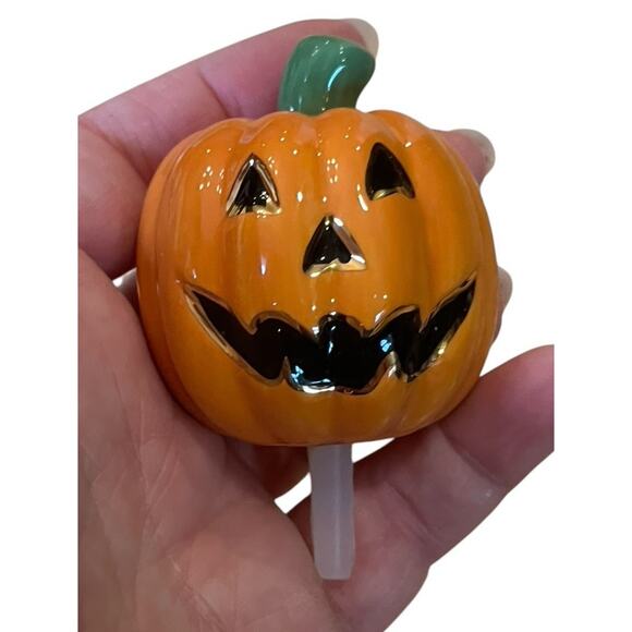 2 Nora Fleming Minis Halloween Scaredy Cat A419 Jack-o-lantern Carved Cutie A216 - Picture 2 of 9